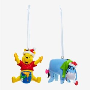 Hallmark Disney Winnie‎ The Pooh Eeyore & Pooh Ornament Set Hot Topic Christmas